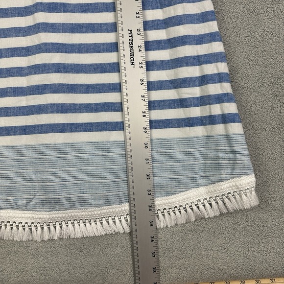 Vineyard Vines Swing Dress Womens 2 Striped Linen Blend Preppy Casual Beach New - Picture 12 of 13